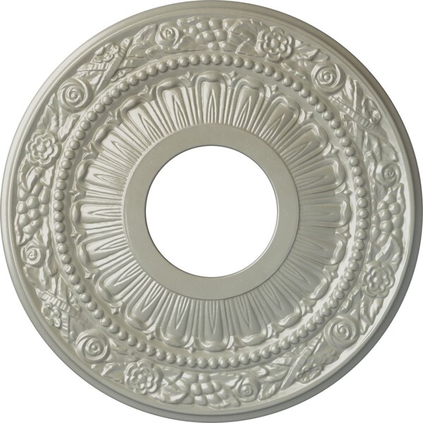 Ekena Millwork Nadia Ceiling Medallion (Fits Canopies up to 4 7/8"), 12 1/8"OD x 3 5/8"ID x 7/8"P, Flash Copper CM12NAFCS - main
